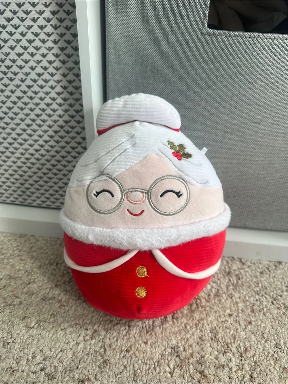 Squishmallows Mrs. Claus Plush - Red, White, Gold